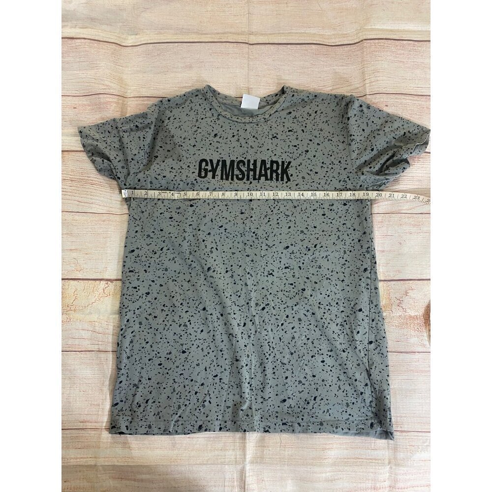 Gymshark Men's Grey Speckled Short Sleeve Active T Shirt - Small - Picture 9 of 12